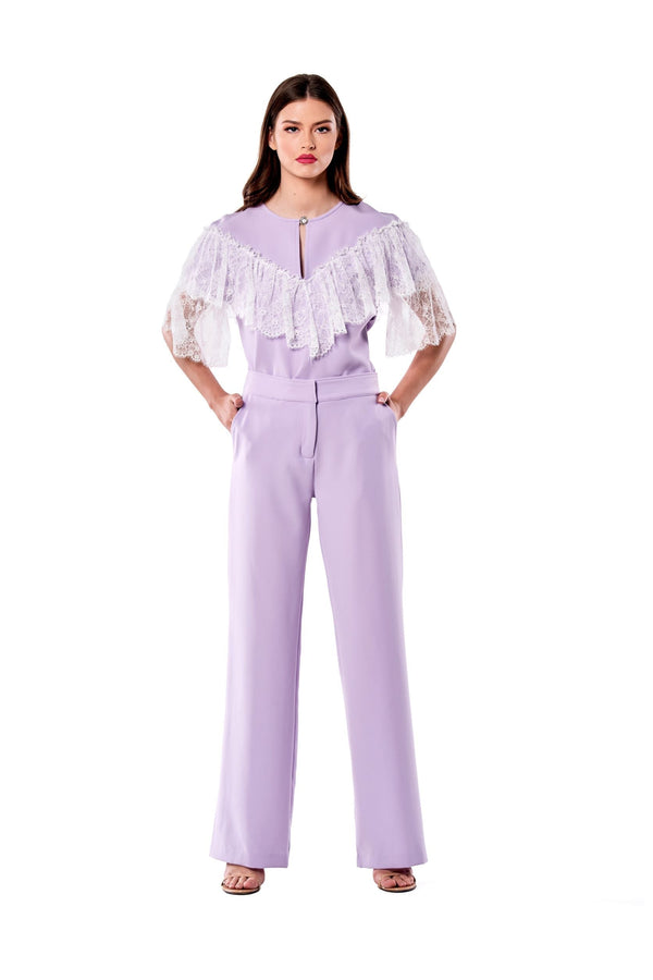 Lavender & Lace Blouse